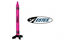   Estes PULSAR PINK CRAYON ROCKET RTF